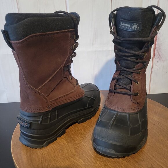 Kamik Nation Plus Men’s Sz 9 Waterproof Pac Thinsulate Insulated Boots NEW - Picture 3 of 11